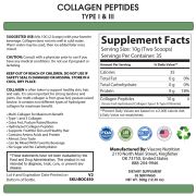 Collagen Peptides Powder Type I & III Supplement