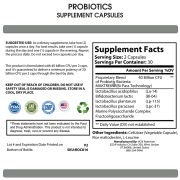 Probiotics Proprietary Blend Supplement Capsules